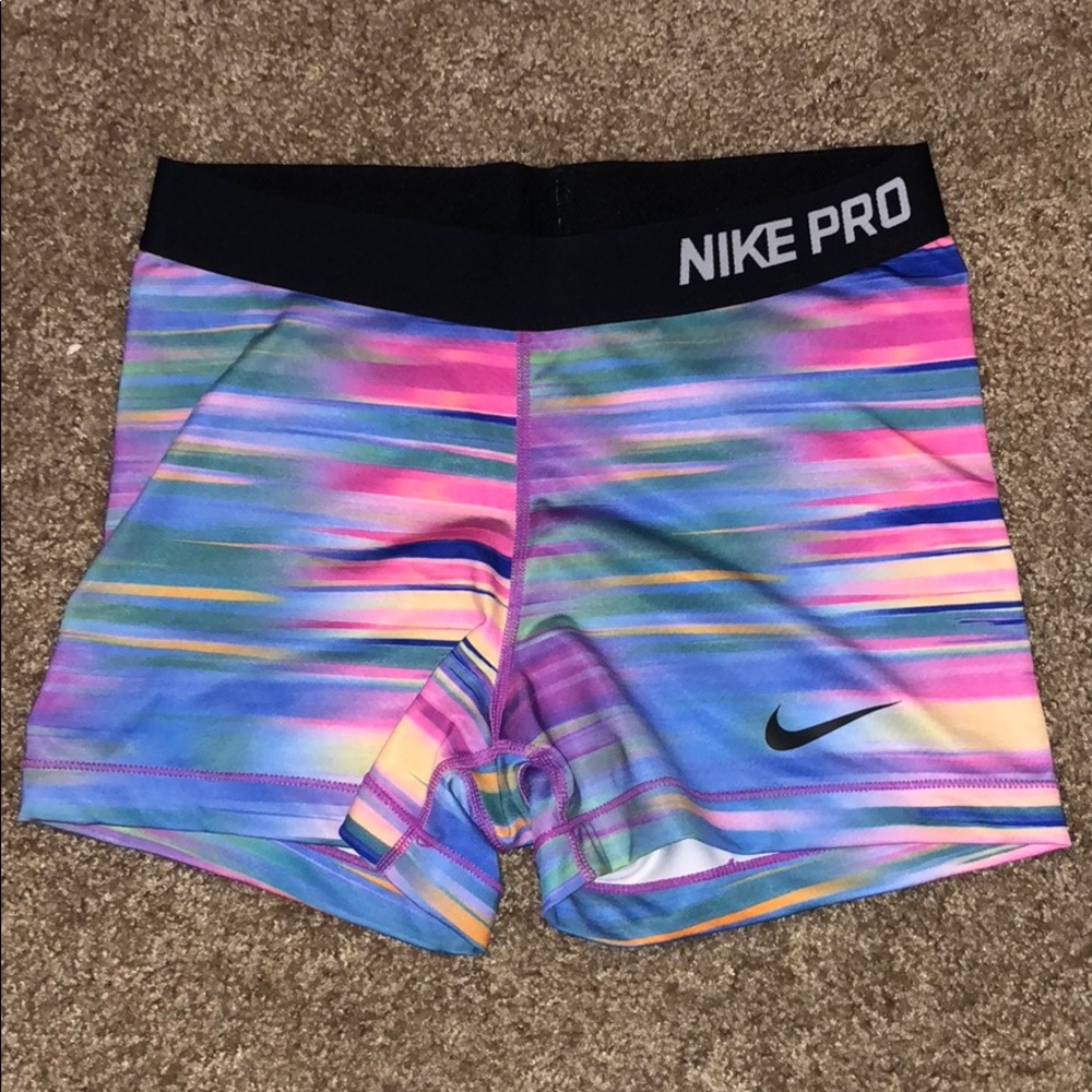 Rainbow Nike Pro Spandex